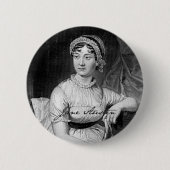 Jane Austen-Knopf Button (Vorderseite)