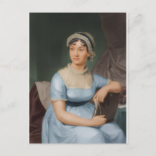 Jane Austen lädt ein Postkarte