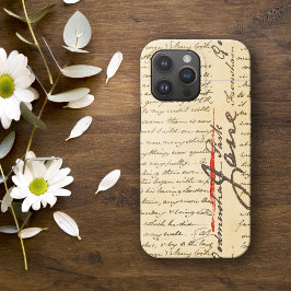 Jane Austen Letter Case-Mate iPhone 14 Pro Hülle