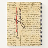 Jane Austen Letter Notizblock (Rückseite)