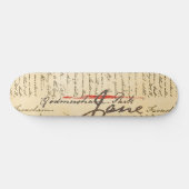 Jane Austen Letter Skateboard (Horizontal)