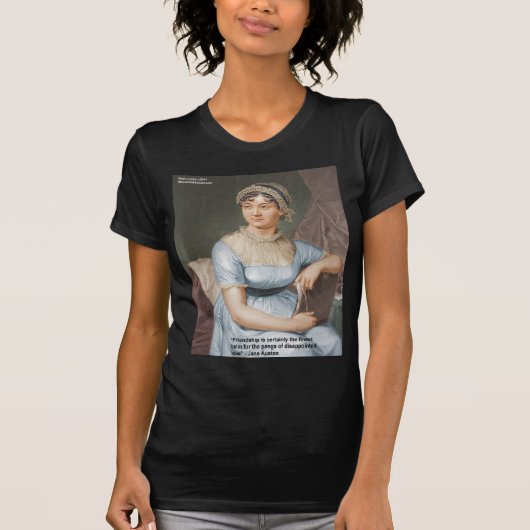 Jane Austen Liebe Finest Balm Quote Cards & Gesche T-Shirt (Vorderseite)