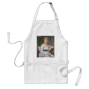 Jane Austen liebte weniger Zitat von Geschenken un Schürze