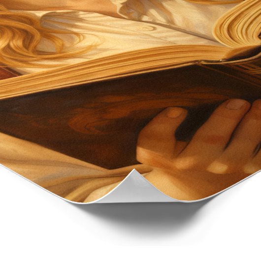 Jane Austen liest Zitat Poster (Ecke)