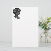 Jane Austen-Mädchen-Briefpapier Briefpapier (Stehend Vorderseite)