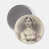Jane Austen Magnet (Vorderseite/Rückseite)