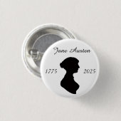 Jane Austen mit 250 Button (Vorne & Hinten)