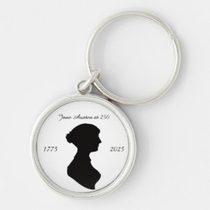 Jane Austen mit 250 Schlüsselanhänger