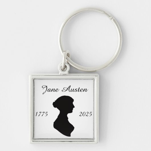 Jane Austen mit 250 Schlüsselanhänger (Vorne)