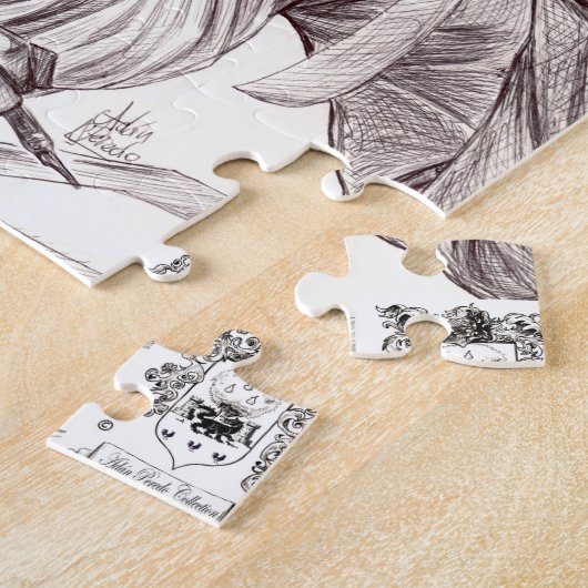 Jane Austen mit einem Lächeln 8x10 Puzzle (Seite)