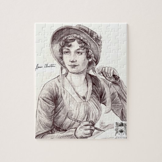 Jane Austen mit einem Lächeln 8x10 Puzzle (Vertikal)
