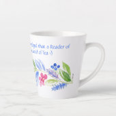 Jane Austen Motto Floral Tasse (Rechts)