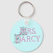 Jane Austen Mrs. Darcy Gift Schlüsselanhänger (Vorderseite)