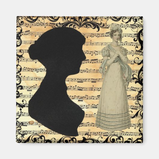 Jane Austen Music Magnet (Vorne)