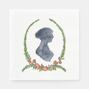 Jane Austen Napkins Serviette