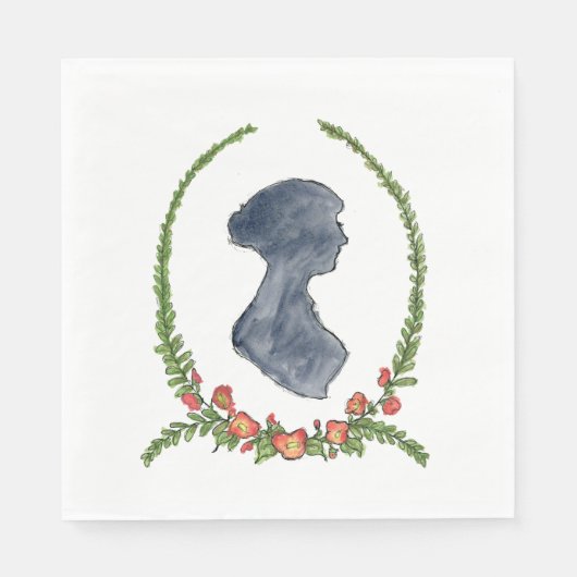 Jane Austen Napkins Serviette (Vorderseite)