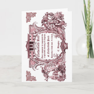 Jane Austen: Netherfield Ball Einladungskarten