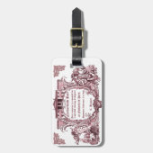 Jane Austen: Netherfield Ball laden ein Gepäckanhänger (Vorderseite vertikal)