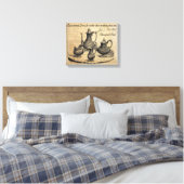 Jane Austen: Nichts außer Tee Leinwanddruck (Insitu (Schlafzimmer))