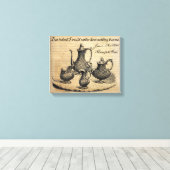 Jane Austen: Nichts außer Tee Leinwanddruck (Insitu (Holzboden))