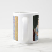 Jane Austen Novel Quote (blue) Jumbo-Tasse (Rückseite)