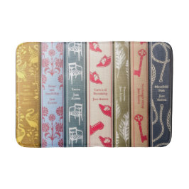 Jane Austen Novels Badematte