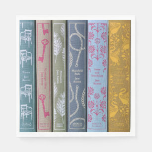 Jane Austen Novels Napkins Serviette