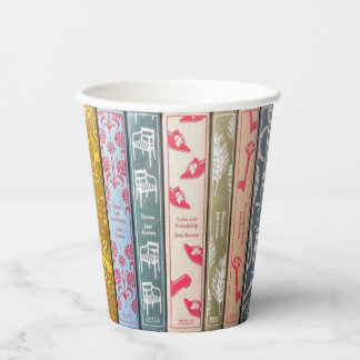 Jane Austen Novels Paper Cups Pappbecher