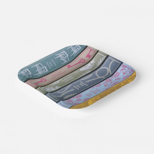 Jane Austen Novels Pappteller (Gewinkelt)