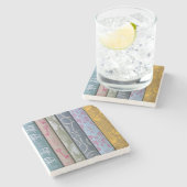 Jane Austen Novels Steinuntersetzer (Seitenansicht)