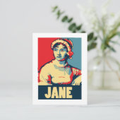 Jane Austen Obama-tized Postkarte (Stehend Vorderseite)