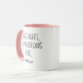 Jane Austen Obstinate Headstrong Mädchen Personali Tasse (Vorderseite Links)
