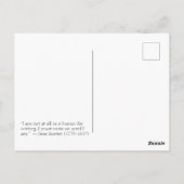 Jane Austen "On Writing" Zitat Postcard Postkarte (Rückseite)