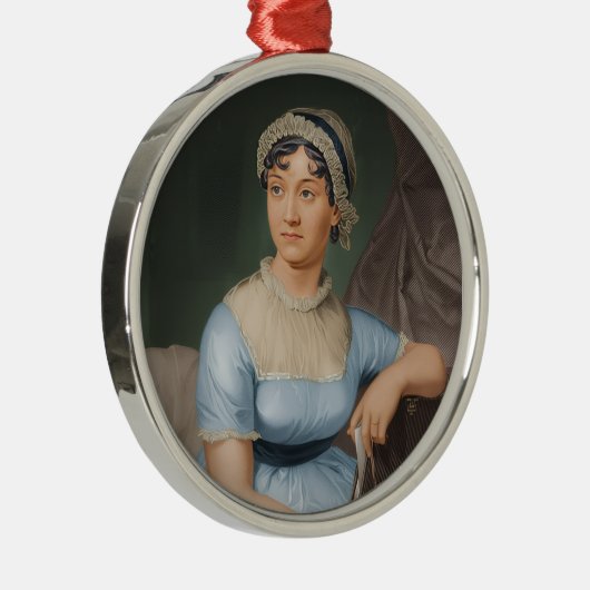 Jane Austen Ornament Aus Metall (Rechts)