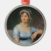 Jane Austen Ornament Aus Metall (Vorne)