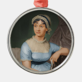 Jane Austen Ornament Aus Metall