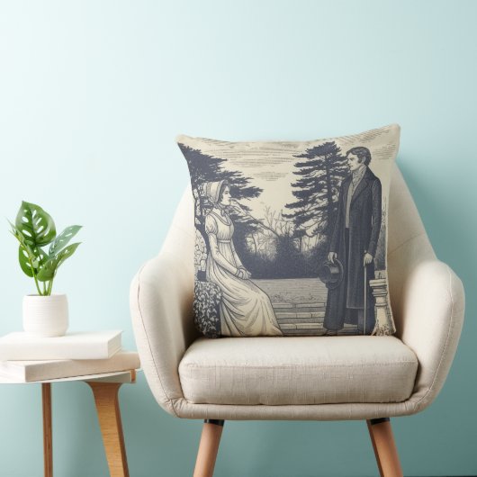 Jane-Austen-Paare Kissen (Stuhl )