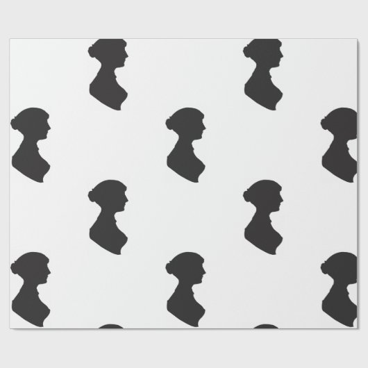 Jane Austen-Packpapier Geschenkpapier (Flach)