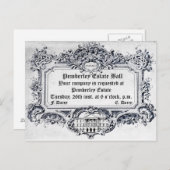 Jane Austen: Pemberley Anwesen Ball Postkarte (Vorne/Hinten)