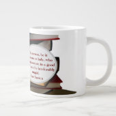 Jane Austen pleasure of novel Jumbo-Tasse (Rechts)