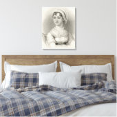 Jane Austen Portrait Leinwanddruck (Insitu (Schlafzimmer))
