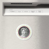 Jane Austen Portrait mit Zitat Magnet (In Situ (Geschirrspüler))
