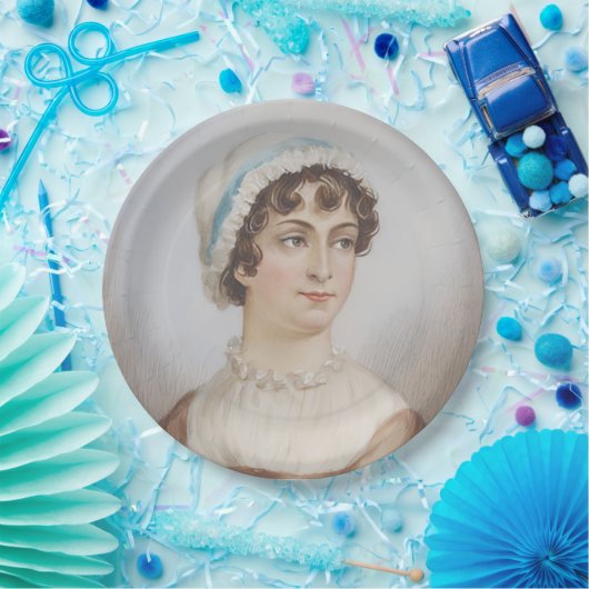 Jane Austen portrait Pappteller (Party)