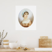 Jane Austen Portrait Print Poster (Küche)