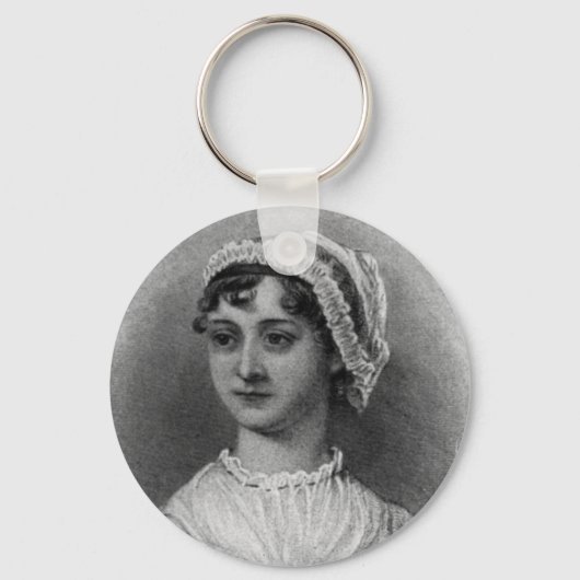 Jane Austen Portrait Schlüsselanhänger (Vorderseite)