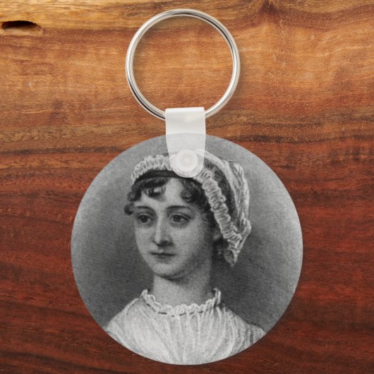 Jane Austen Portrait Schlüsselanhänger (Vorderseite)