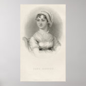 Jane Austen Portrait Sketch von Cassandra Austen Poster (Vorne)