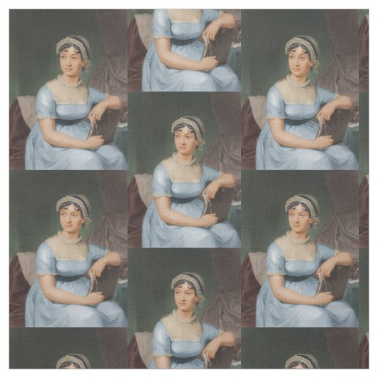 Jane Austen Portrait Stoff (Muster)