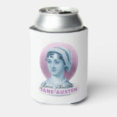 Jane Austen Portrait und Signature Pink Dosenkühler (Kanne Rückseite)