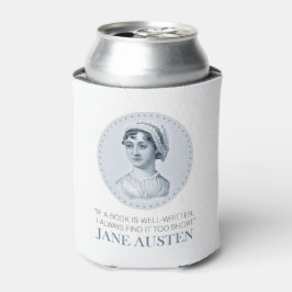 Jane Austen Portrait und Zitat zum Lesen Dosenkühler